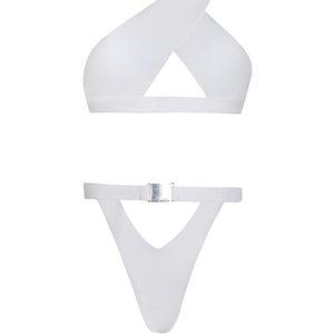 Hydra White Two Piece Swimsuit